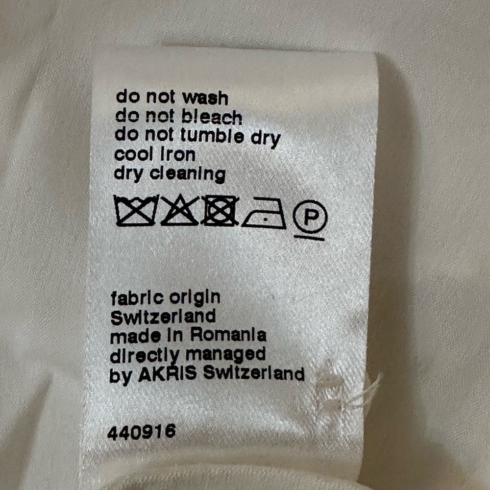 Akris Punto Elements Mesh Button Front Blouse, Wh… - image 6